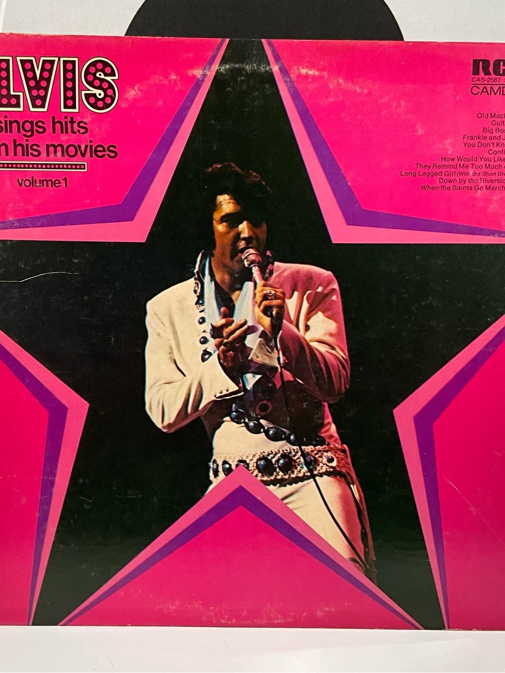 Elvis Presley "Sings Hits From His Movies Vol. 1 LP (1972) RCA CAS-2567